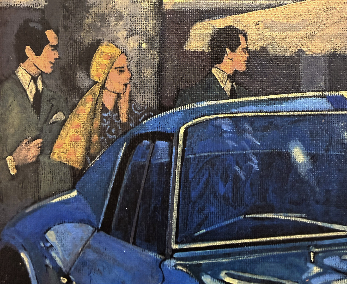 Original Painting by Barry Rowe - GTO in Provence, 4153 GT, Framed Canvas